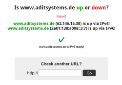 Up or Down-Test für www.aditsystems.de